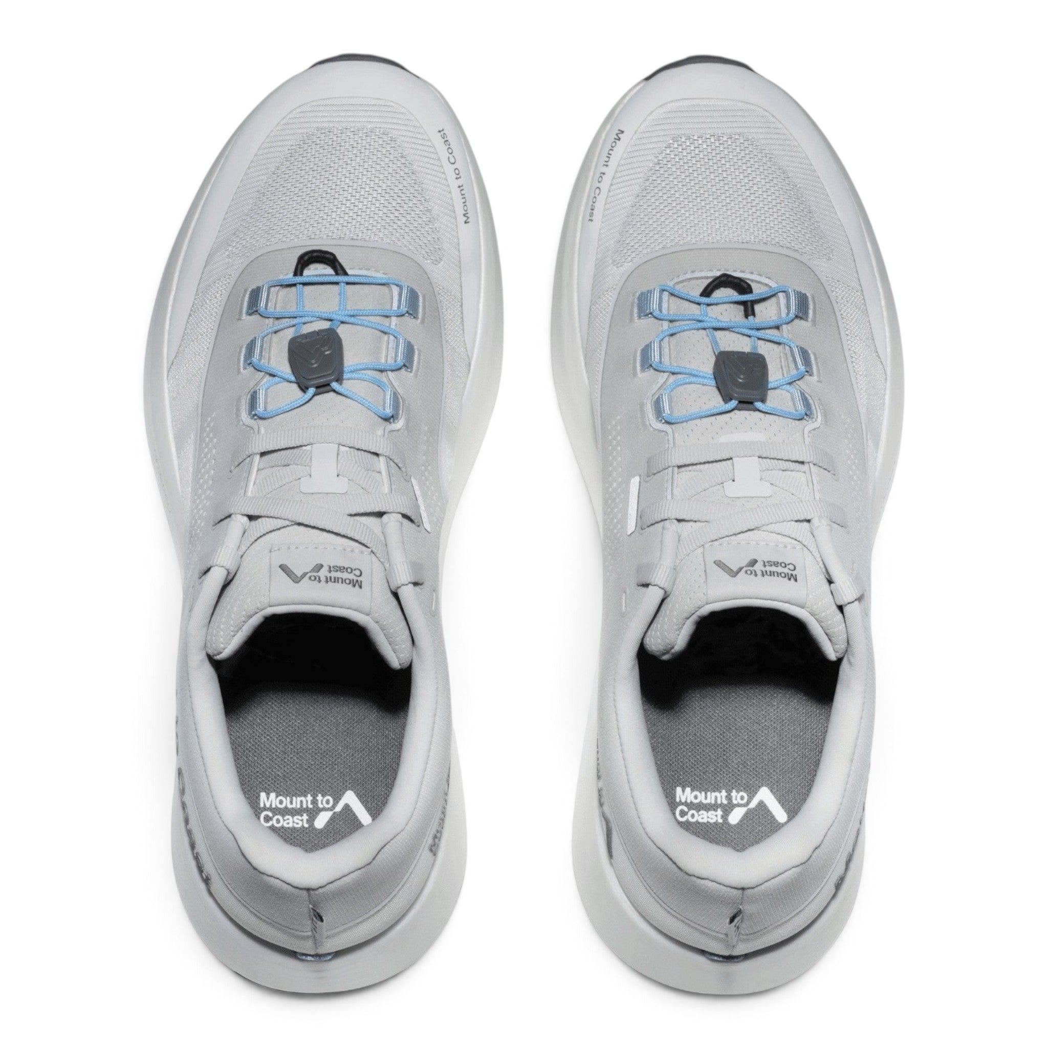 Endurance Edge H1 grey road-to-trail running shoes with dual lacing system and sustainable CircleCELL midsole