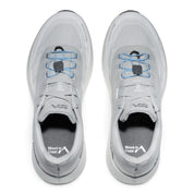 Endurance Edge H1 women's grey road-to-trail running shoes with CircleCELL midsole and dual lacing system top view